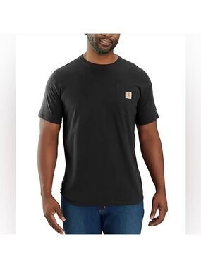 Carhartt Force Relaxed Fit Black T Shirt Large Mens